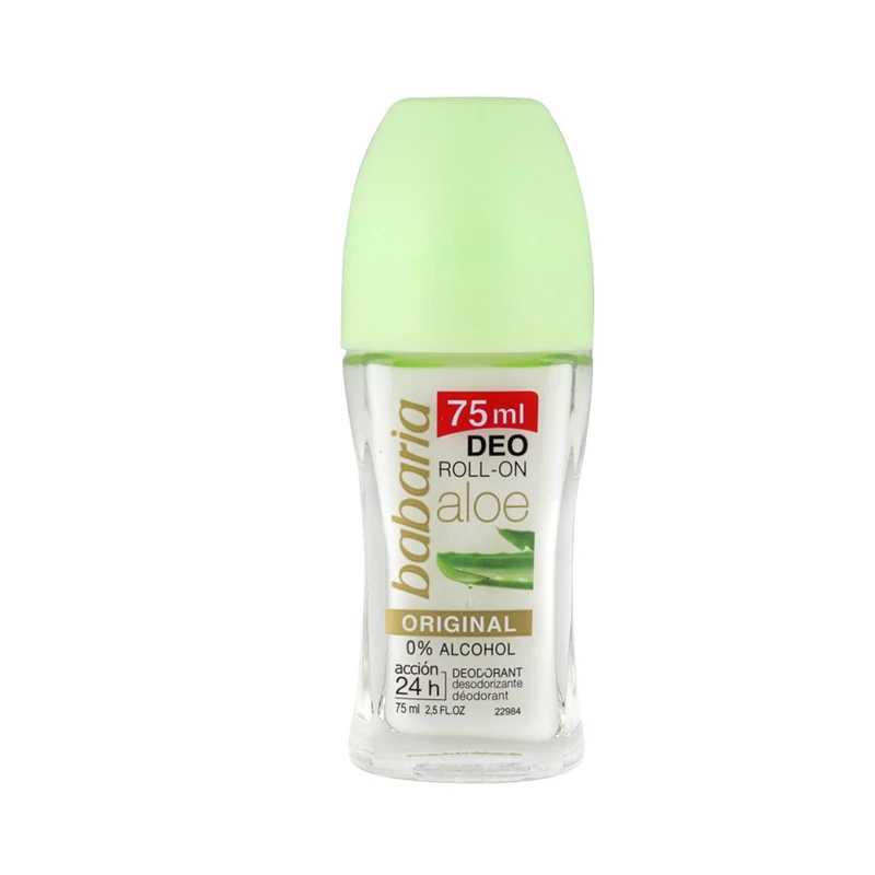 مام رول ضد تعریق باباریا مدل aloevera حجم 75 میلی لیتر